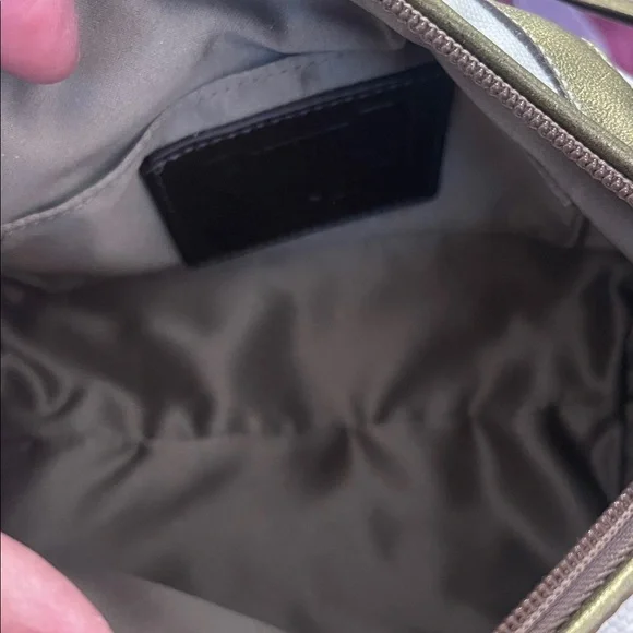 Coach Y2K Metallic Bronze Zebra Pouchette - Picture 9 of 16